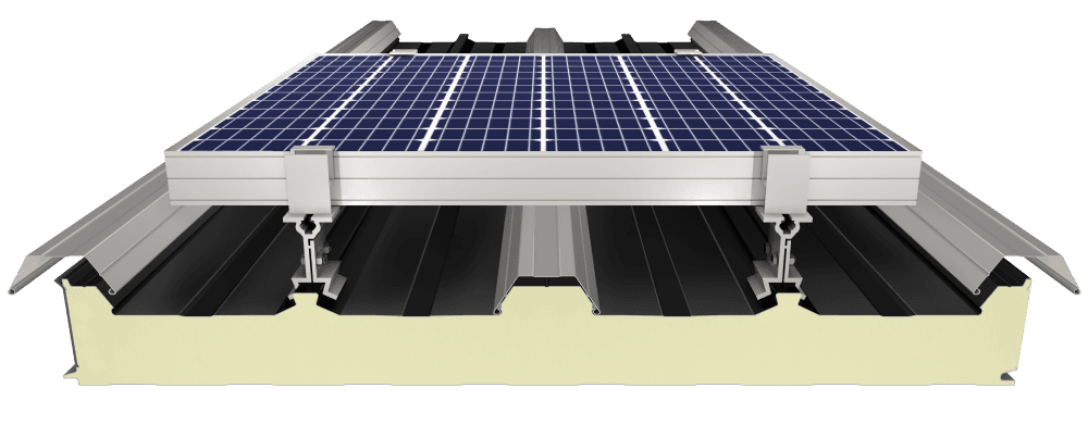 5 Hadveli Gizli Vidalı Solar Çatı Paneli - 2