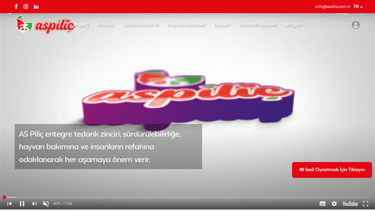 As Piliç web sitesi