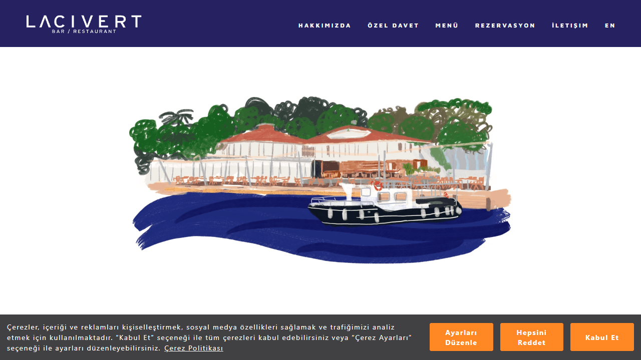 Lacivert Balık web sitesi