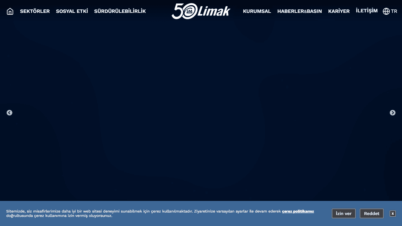 Limak İnşaat Yusufeli Barajı web sitesi