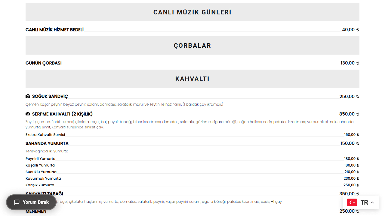 Sakız Dondurma web sitesi